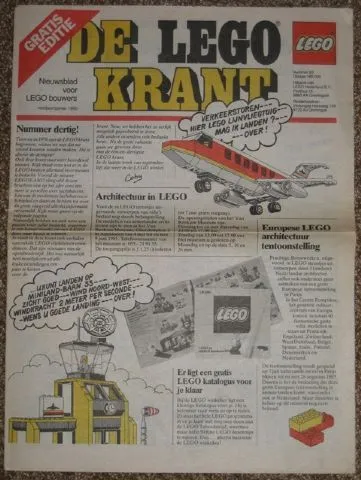 Newspaper 'De LEGO Krant' no. 30 - 1985