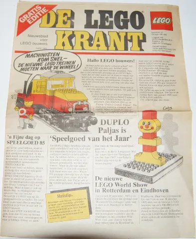 Newspaper 'De LEGO Krant' no. 31 - 1985