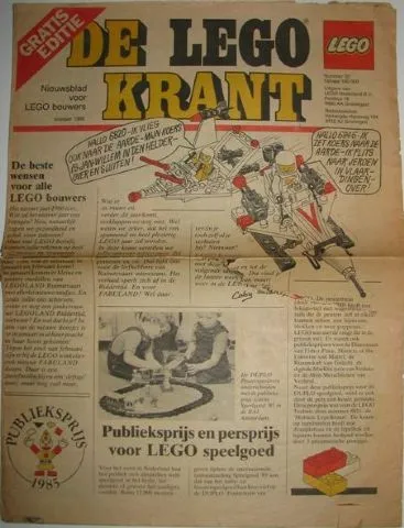 Newspaper 'De LEGO Krant' no. 32 - 1986