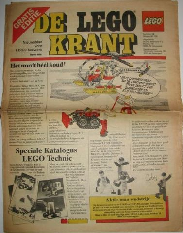 Newspaper 'De LEGO Krant' no. 34 - 1986