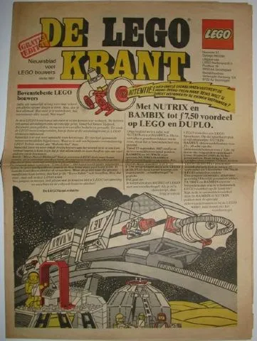 Newspaper 'De LEGO Krant' no. 37 - 1987
