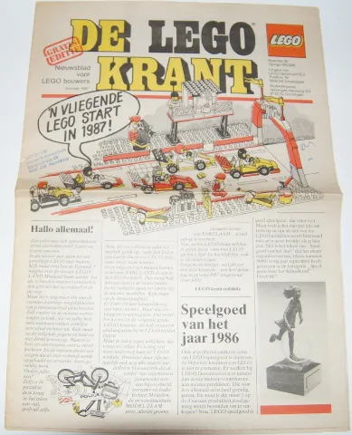 Newspaper 'De LEGO Krant' no. 35 - 1987