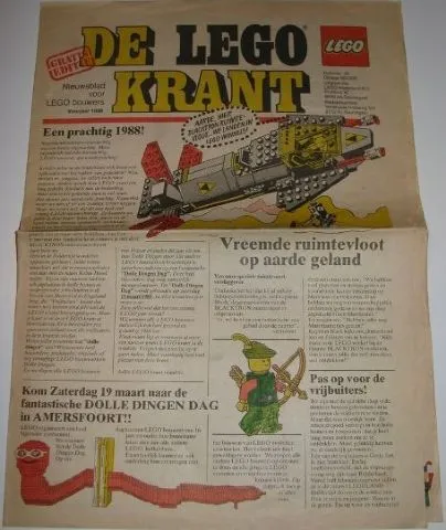 Newspaper 'De LEGO Krant' no. 39 - 1988