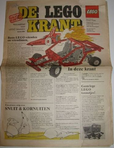 Newspaper 'De LEGO Krant' no. 41 - 1988