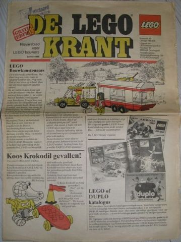 Newspaper 'De LEGO Krant' no. 40 - 1988