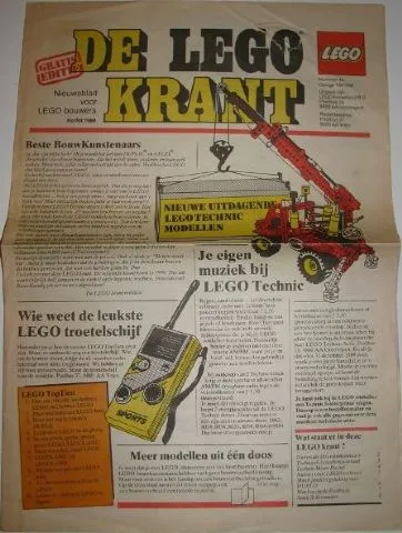 Newspaper 'De LEGO Krant' no. 44 - 1989