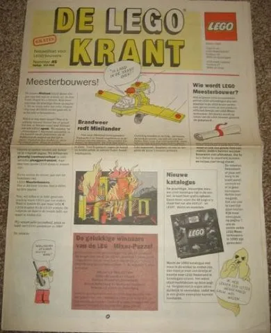 Newspaper 'De LEGO Krant' no. 45 - 1990