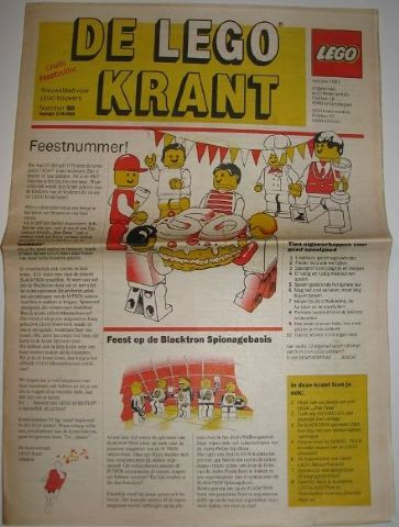 Newspaper 'De LEGO Krant' no. 50 - 1991