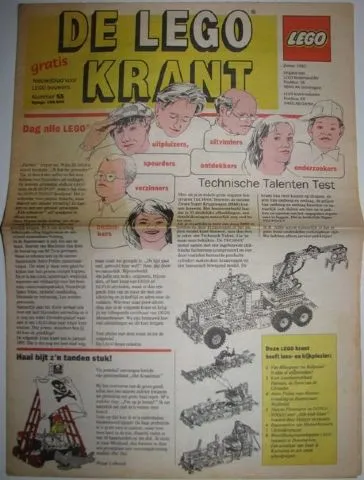 Newspaper 'De LEGO Krant' no. 55 - 1992