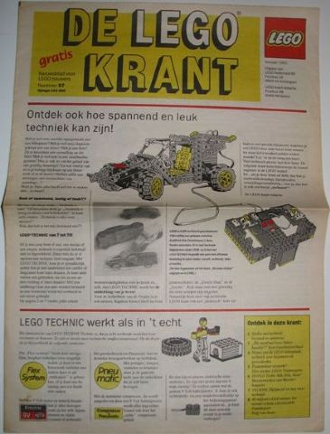 Newspaper 'De LEGO Krant' no. 57 - 1993