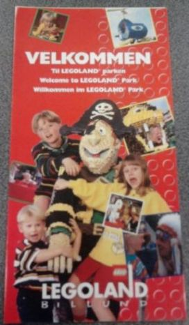 LEGOLAND Denmark Park Guide 1996 with Map