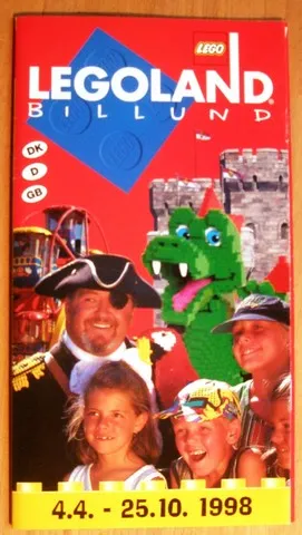 LEGOLAND Denmark Park Guide 1998 with Map