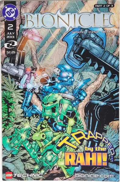 Bionicle # 2 July 2001 Trapped by the Rahi!