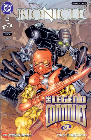 Bionicle # 2 September 2001 The Legend Continues