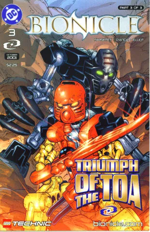 Bionicle # 3 October 2001 Triumph of the Toa