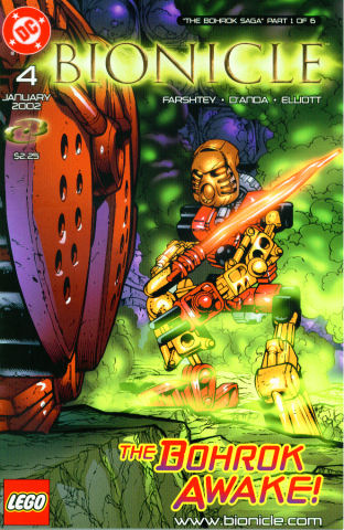 Bionicle # 4 January 2002 The Bohrok Awake!