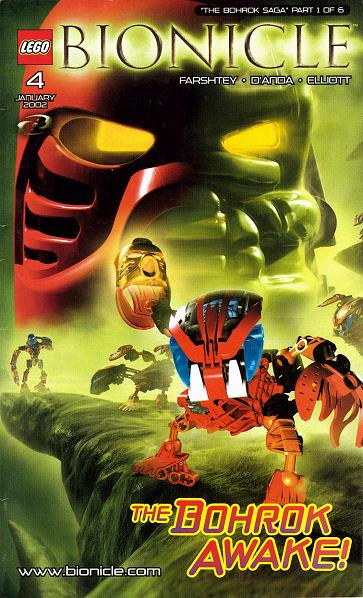 Bionicle # 4 January 2002 The Bohrok Awake! - Mini Version