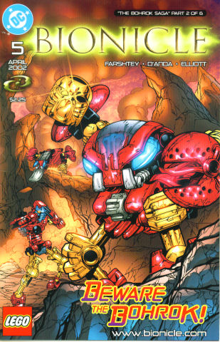 Bionicle # 5 April 2002 Beware the Bohrok!