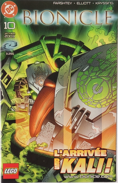 Bionicle #10 January 2003 L'arrivee des Kali! (Mini Version)