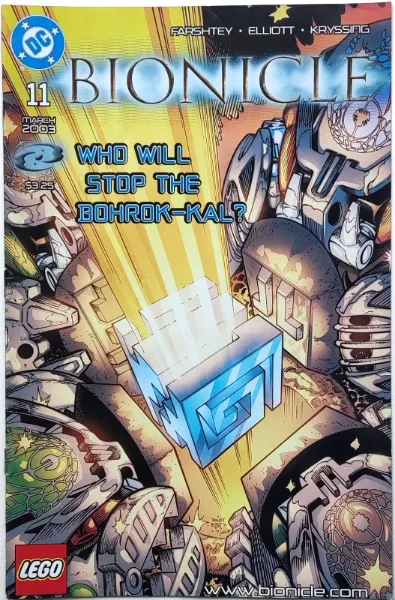 Bionicle #11 March 2003 Who Will Stop the Bohrok-Kal?