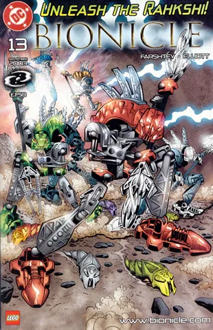 Bionicle #13 September 2003 Unleash the Rahkshi (English - UK Edition)