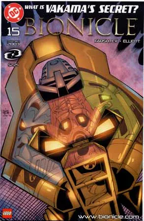 Bionicle #15 November 2003 What Is Vakama's Secret?