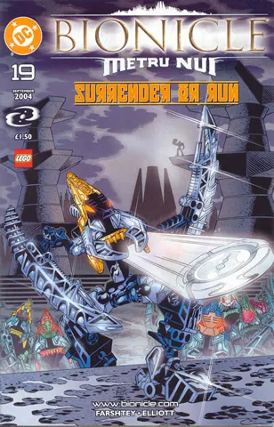 Bionicle #19 September 2004 Surrender or Run (English - UK Edition)