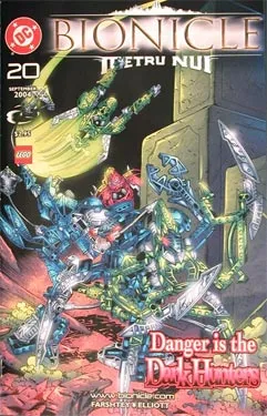Bionicle #20 September 2004 Danger Is The Dark Hunters