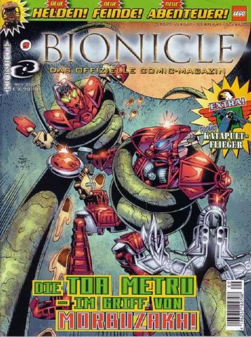 Bionicle # 9 November 2004 Die Toa Metru - im Griff von Morbuzakh!