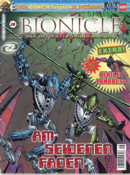 Bionicle #16 January 2006 Am seidenen Faden