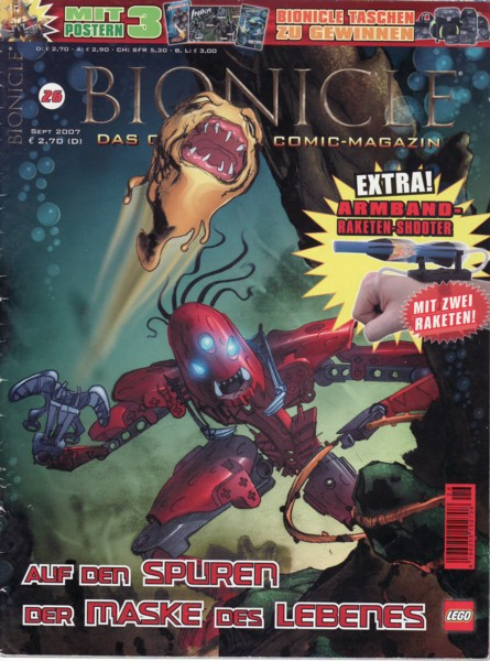 Bionicle #26 September 2007 Auf den Spuren der Maske des Lebenes