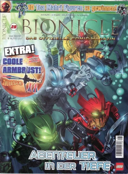 Bionicle #28 January 2008 Abenteuer in der Tiefe