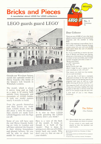 Bricks and Pieces Issue 3 - 1976 Christmas