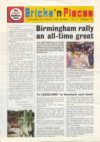 Bricks n' Pieces No. 3 - 1979 Autumn