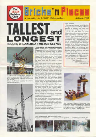 Bricks n' Pieces 1980 Autumn