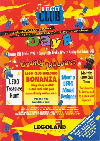 1996 Insert - Bricks n' Pieces Magazine Oct/Nov