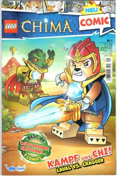 LEGENDS OF CHIMA Comic Book - Issue 1 - Kampf ums Kai! (German)
