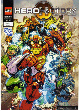 Hero Factory Comic Book - Issue 5 2011 - Ordeal of Fire
