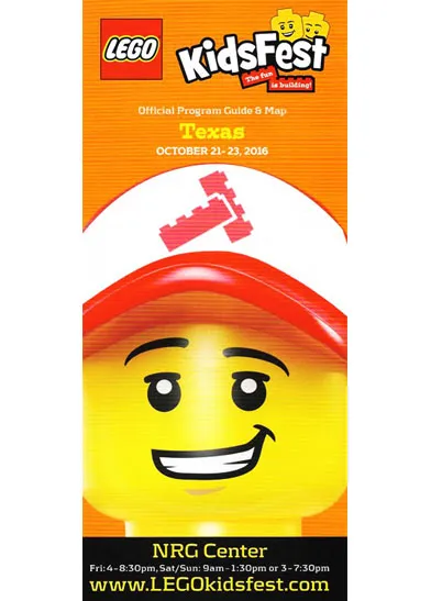 Event Guide, LEGO KidsFest Official Program Guide 2016 (Texas)