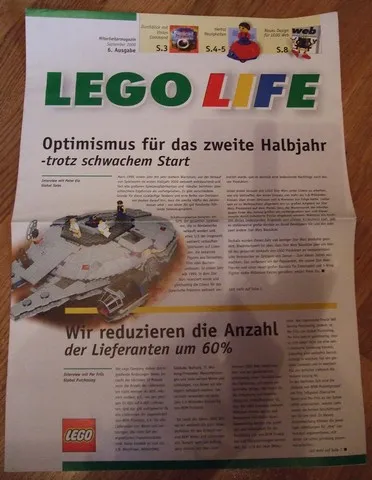 LEGO LIFE 2000 September 6. Ausgabe