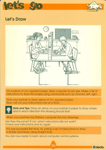 Let's Go, Activity Card 2 - Let's Draw