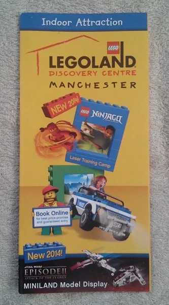 LEGOLAND Discovery Centre Manchester Pamphlet 2014