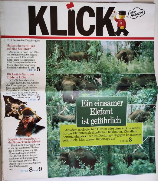 Klick Magazine 1986 Issue 3 September/October (Swiss) (920505-CH)