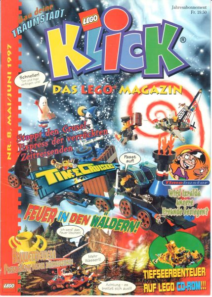 LEGO Klick Magazine 1997 Issue 8 May/June (Swiss)