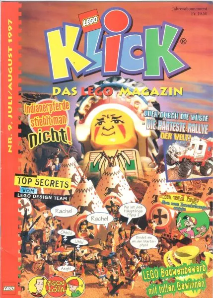LEGO Klick Magazine 1997 Issue 9 July/August (Swiss)