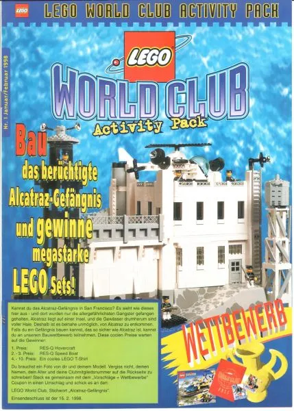 Lego World Club Activity Pack Issue 1 January/February 1998 (German)