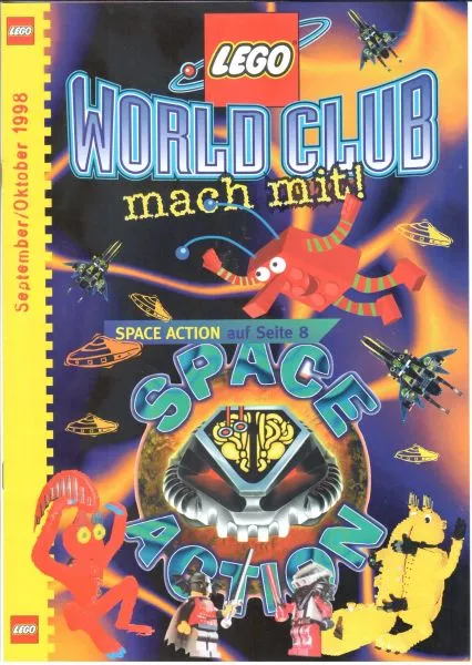 Lego World Club mach mit! September/October 1998 (German)