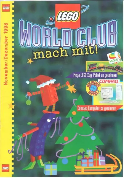 Lego World Club mach mit! November/December 1998 (German)