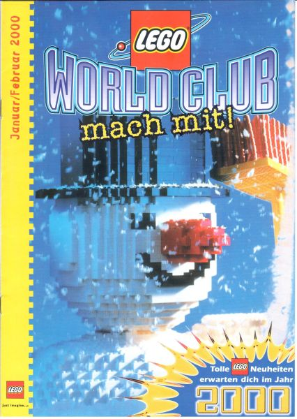 Lego World Club mach mit! January/February 2000 (German)