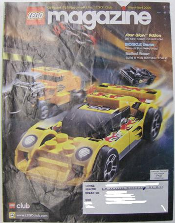 Lego Magazine 2005 March - April